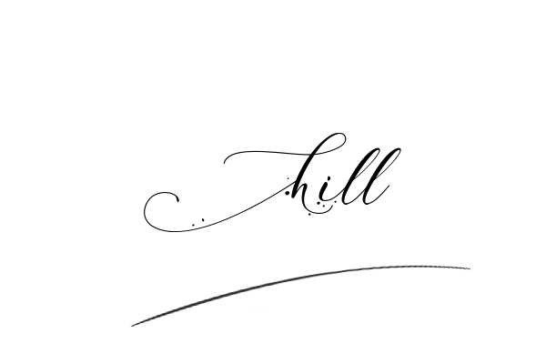 The best stylish Hill name signature simple easy in English