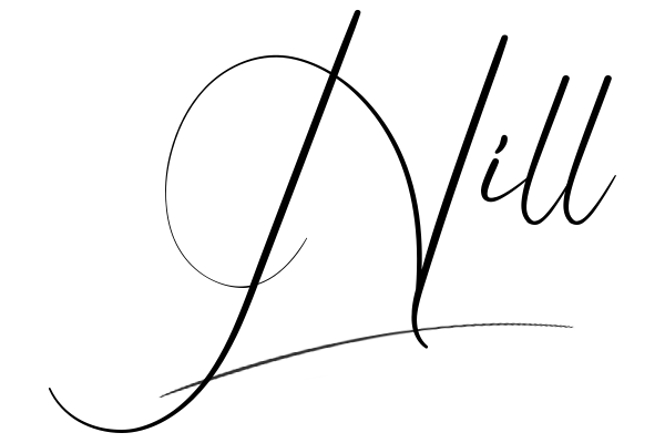 The best stylish Hill name signature simple easy in English