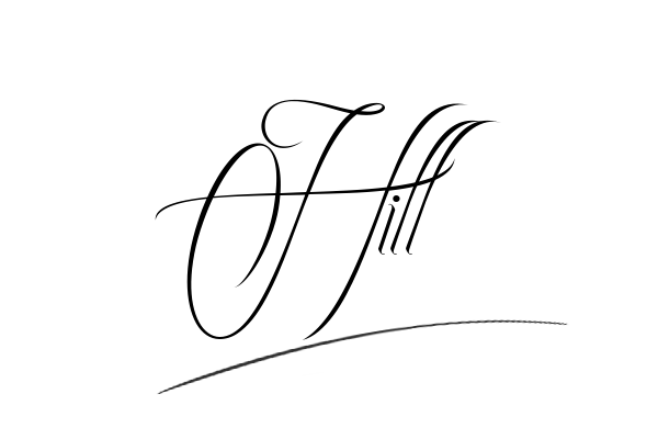 The best stylish Hill name signature simple easy in English