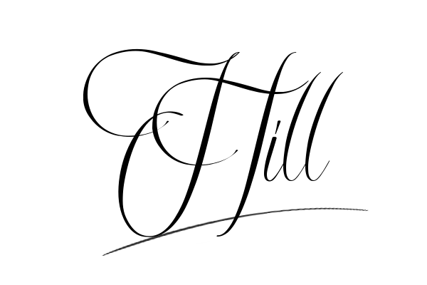 The best stylish Hill name signature simple easy in English