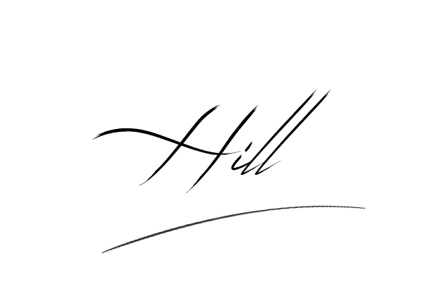 The best stylish Hill name signature simple easy in English