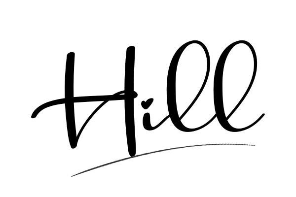 The best stylish Hill name signature simple easy in English