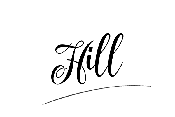 The best stylish Hill name signature simple easy in English
