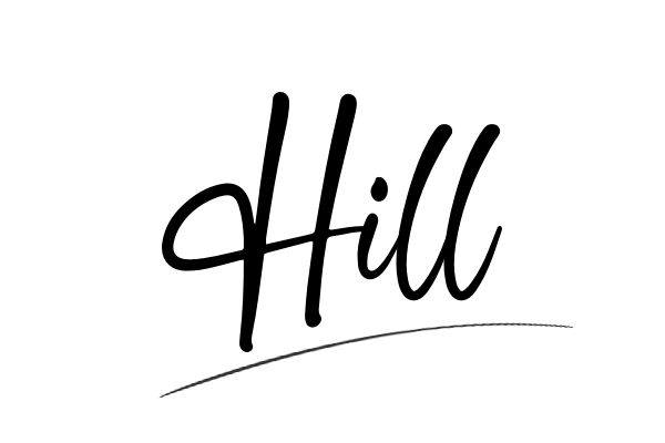The best stylish Hill name signature simple easy in English