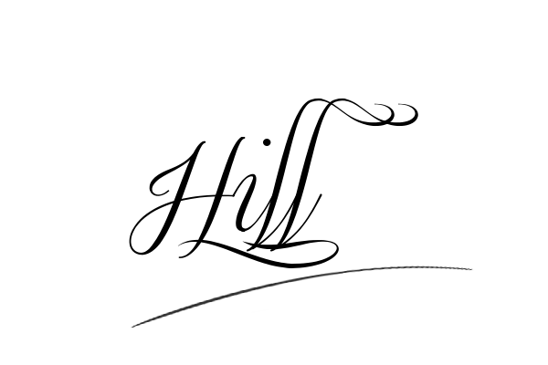The best stylish Hill name signature simple easy in English