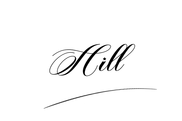 The best stylish Hill name signature simple easy in English