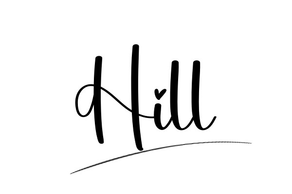The best stylish Hill name signature simple easy in English