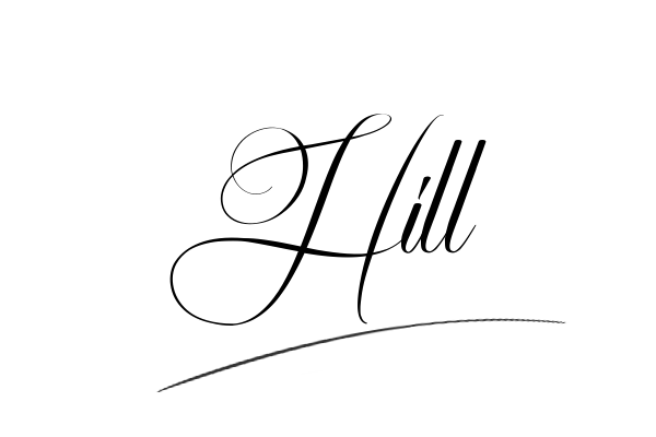 The best stylish Hill name signature simple easy in English