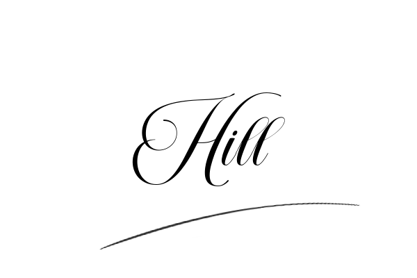 The best stylish Hill name signature simple easy in English