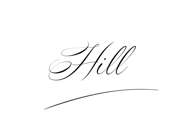 The best stylish Hill name signature simple easy in English