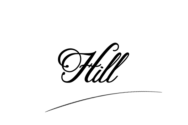 The best stylish Hill name signature simple easy in English