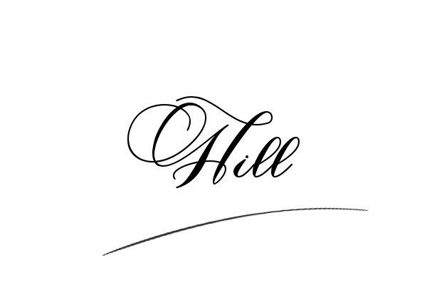 The best stylish Hill name signature simple easy in English