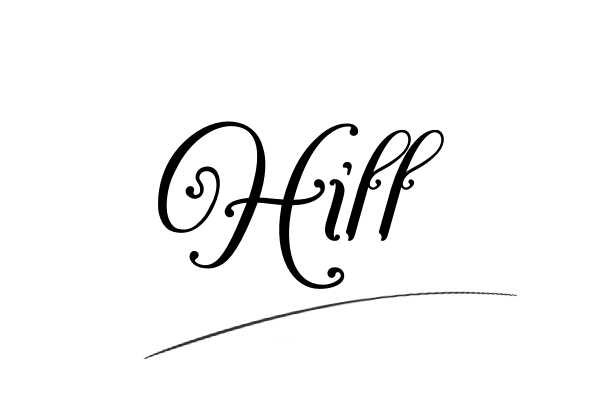 The best stylish Hill name signature simple easy in English