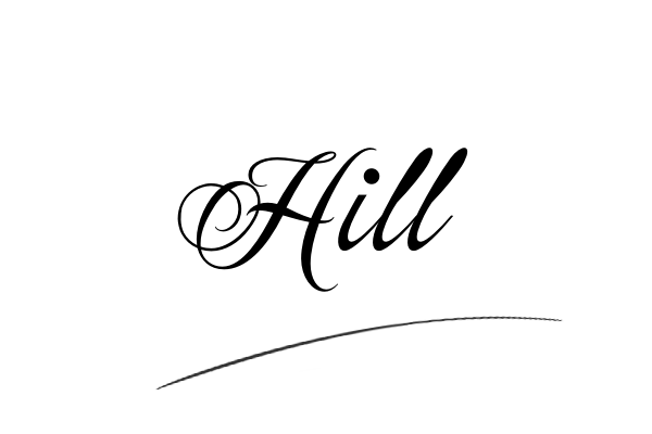 The best stylish Hill name signature simple easy in English