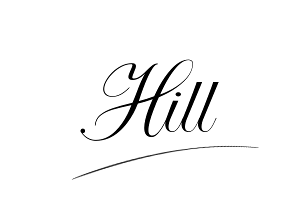 The best stylish Hill name signature simple easy in English