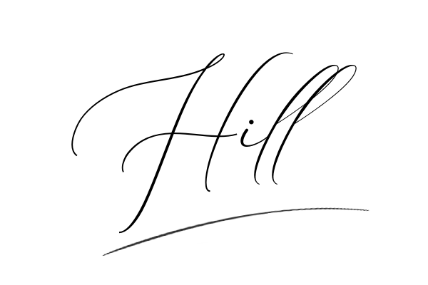 The best stylish Hill name signature simple easy in English
