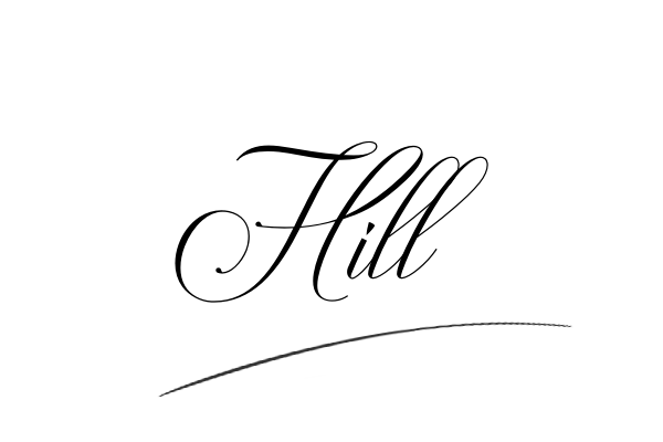 The best stylish Hill name signature simple easy in English