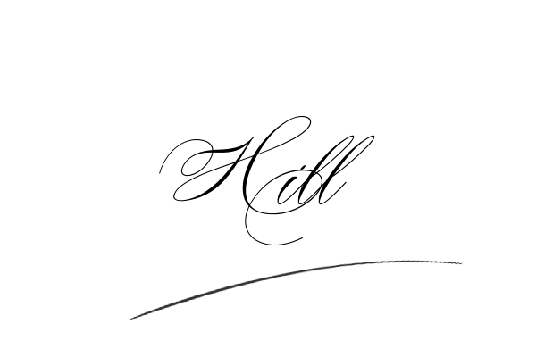 The best stylish Hill name signature simple easy in English
