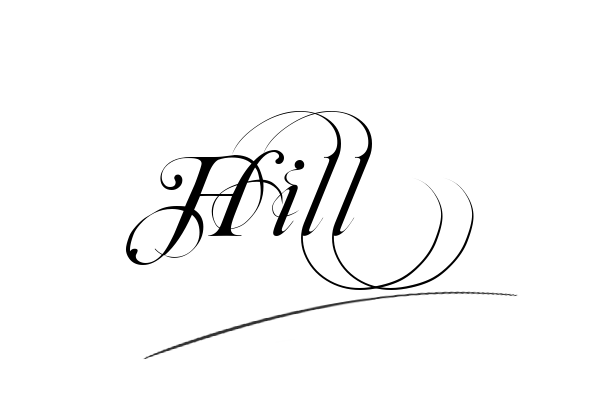 The best stylish Hill name signature simple easy in English