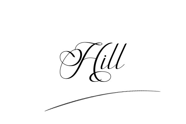 The best stylish Hill name signature simple easy in English