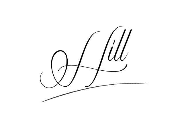 The best stylish Hill name signature simple easy in English