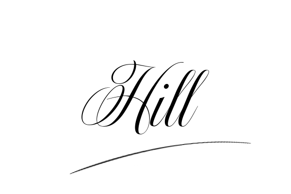 The best stylish Hill name signature simple easy in English