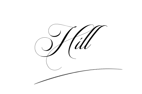 The best stylish Hill name signature simple easy in English