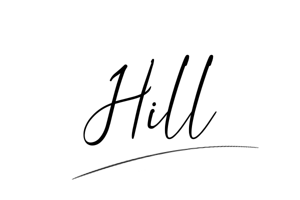 The best stylish Hill name signature simple easy in English
