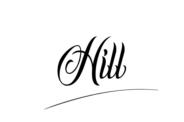 The best stylish Hill name signature simple easy in English