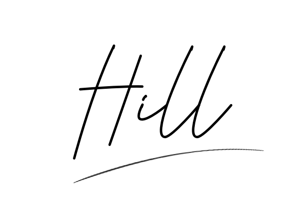 The best stylish Hill name signature simple easy in English