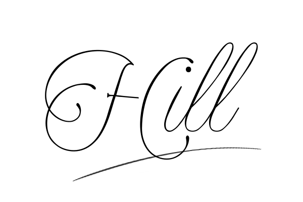 The best stylish Hill name signature simple easy in English