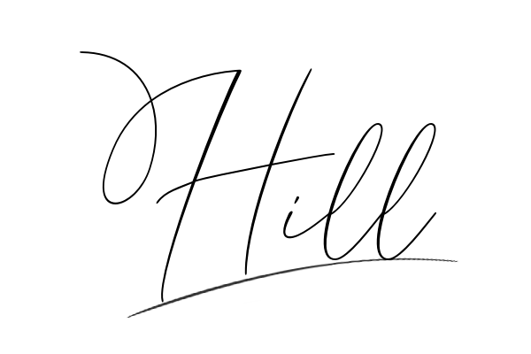 The best stylish Hill name signature simple easy in English