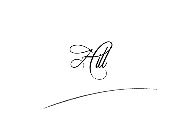The best stylish Hill name signature simple easy in English