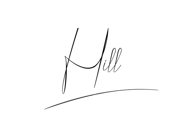 The best stylish Hill name signature simple easy in English