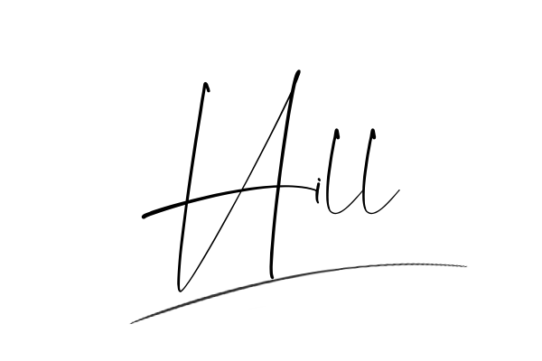 The best stylish Hill name signature simple easy in English