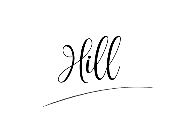 The best stylish Hill name signature simple easy in English