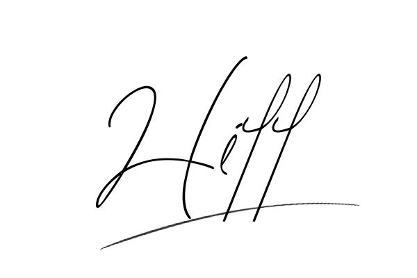 The best stylish Hill name signature simple easy in English