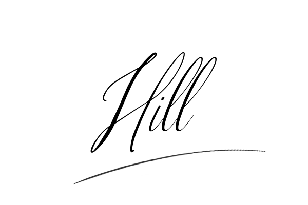 The best stylish Hill name signature simple easy in English
