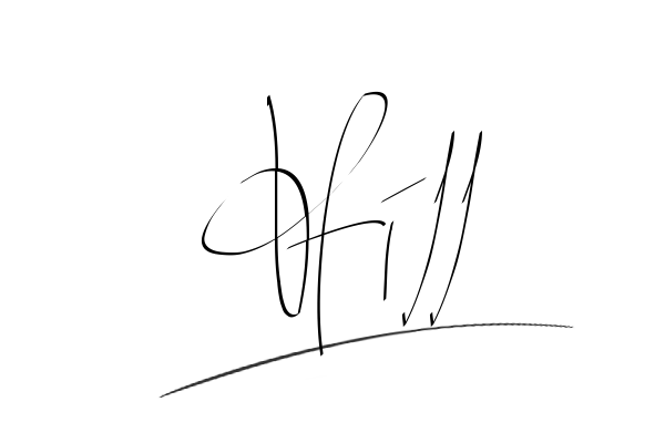 The best stylish Hill name signature simple easy in English