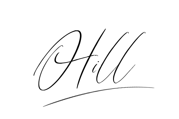 The best stylish Hill name signature simple easy in English