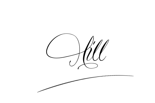 The best stylish Hill name signature simple easy in English