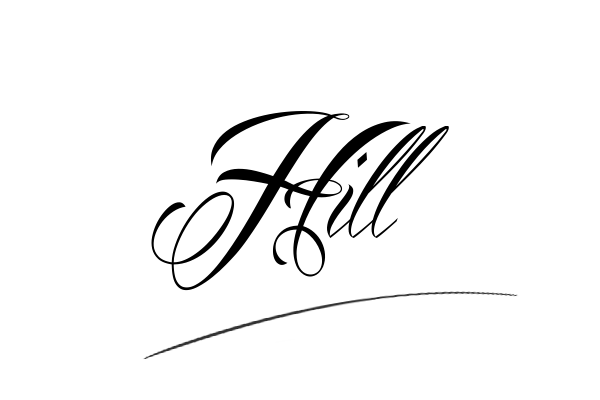 The best stylish Hill name signature simple easy in English