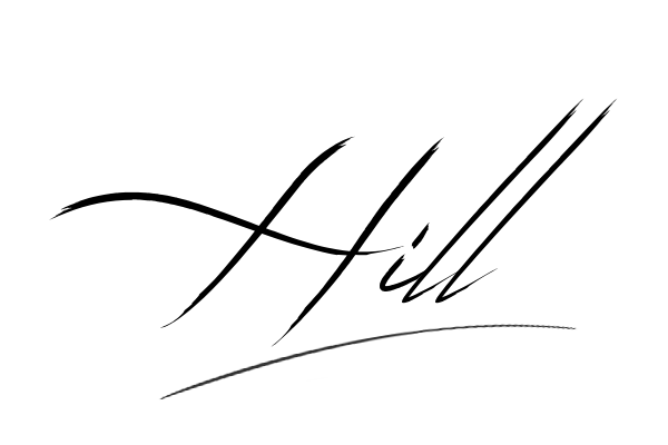 The best stylish Hill name signature simple easy in English