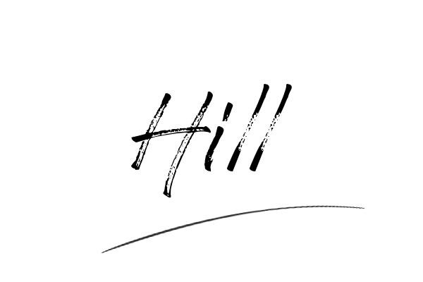 The best stylish Hill name signature simple easy in English