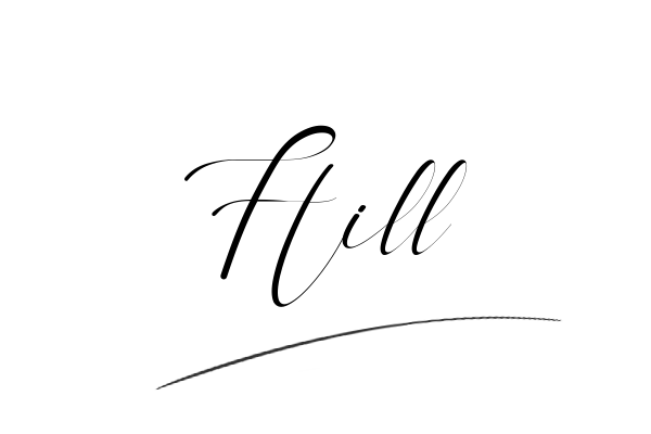 The best stylish Hill name signature simple easy in English
