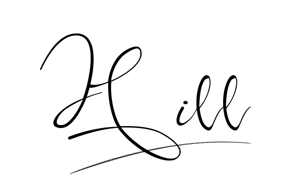 The best stylish Hill name signature simple easy in English