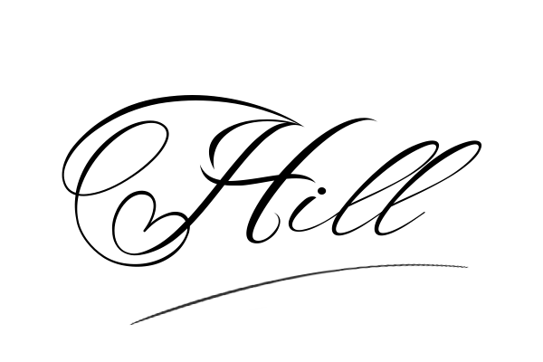The best stylish Hill name signature simple easy in English