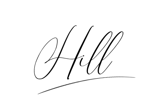 The best stylish Hill name signature simple easy in English