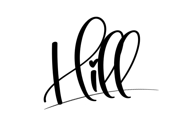 The best stylish Hill name signature simple easy in English