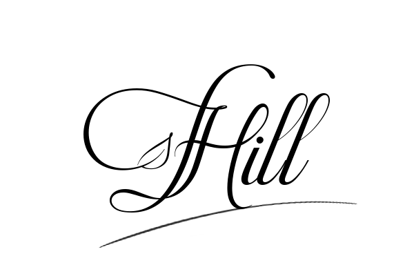 The best stylish Hill name signature simple easy in English